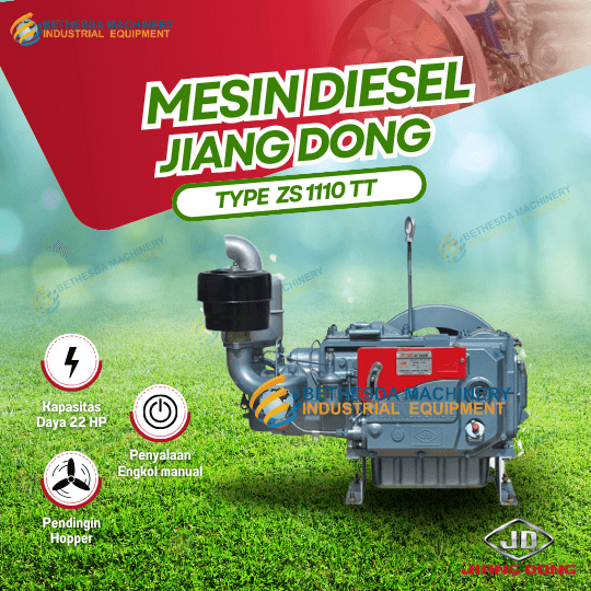 Mesin Diesel 22HP Jiang Dong ZS 1110 TT